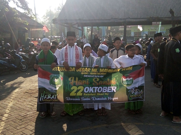 Upacara dalam Peringatan Hari Santri Nasional